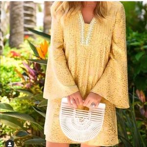 Lilly Pulitzer Colby Silk Tunic Pineapple Dress NWT XL